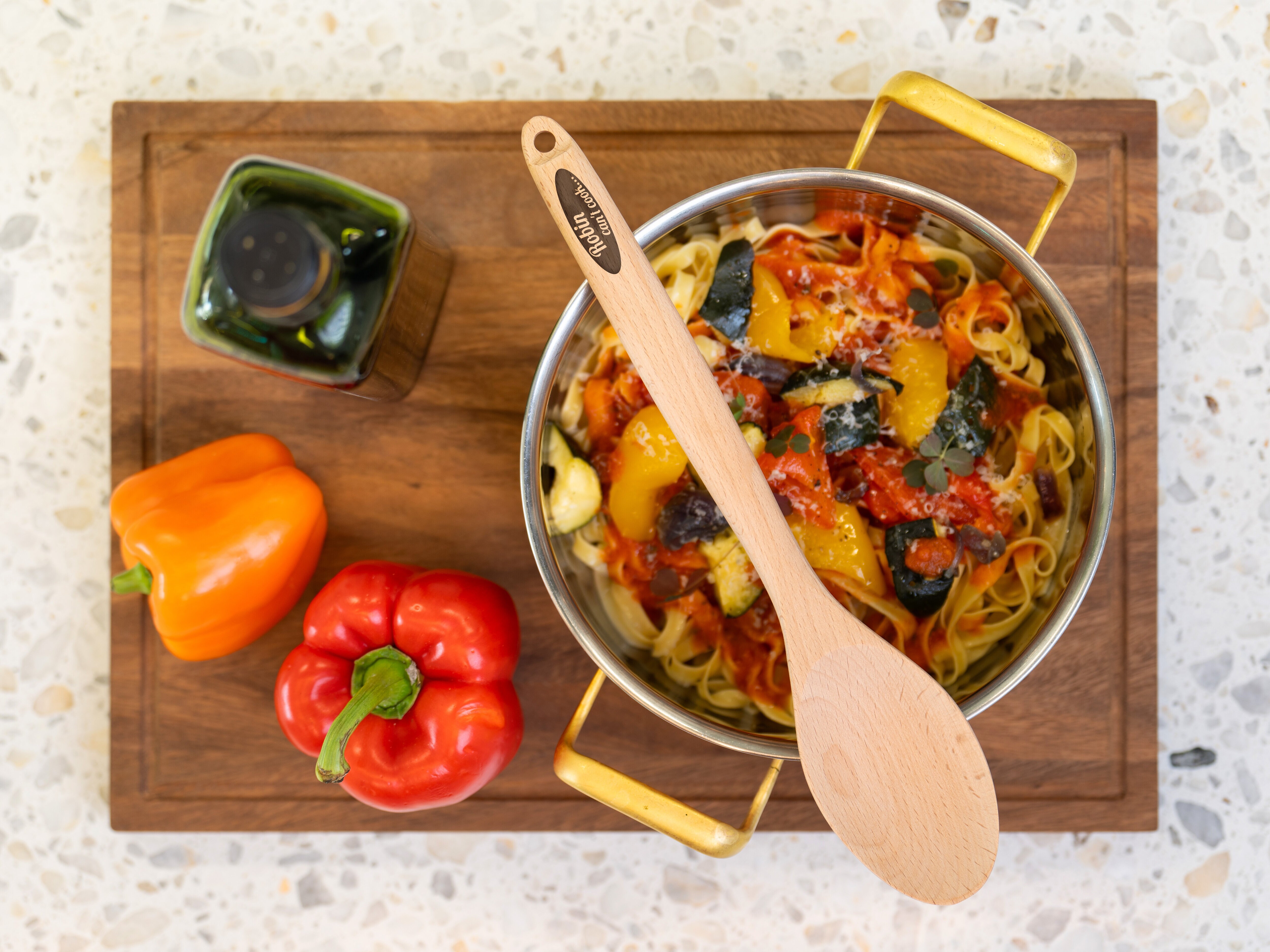 Personlig Träslev med Text