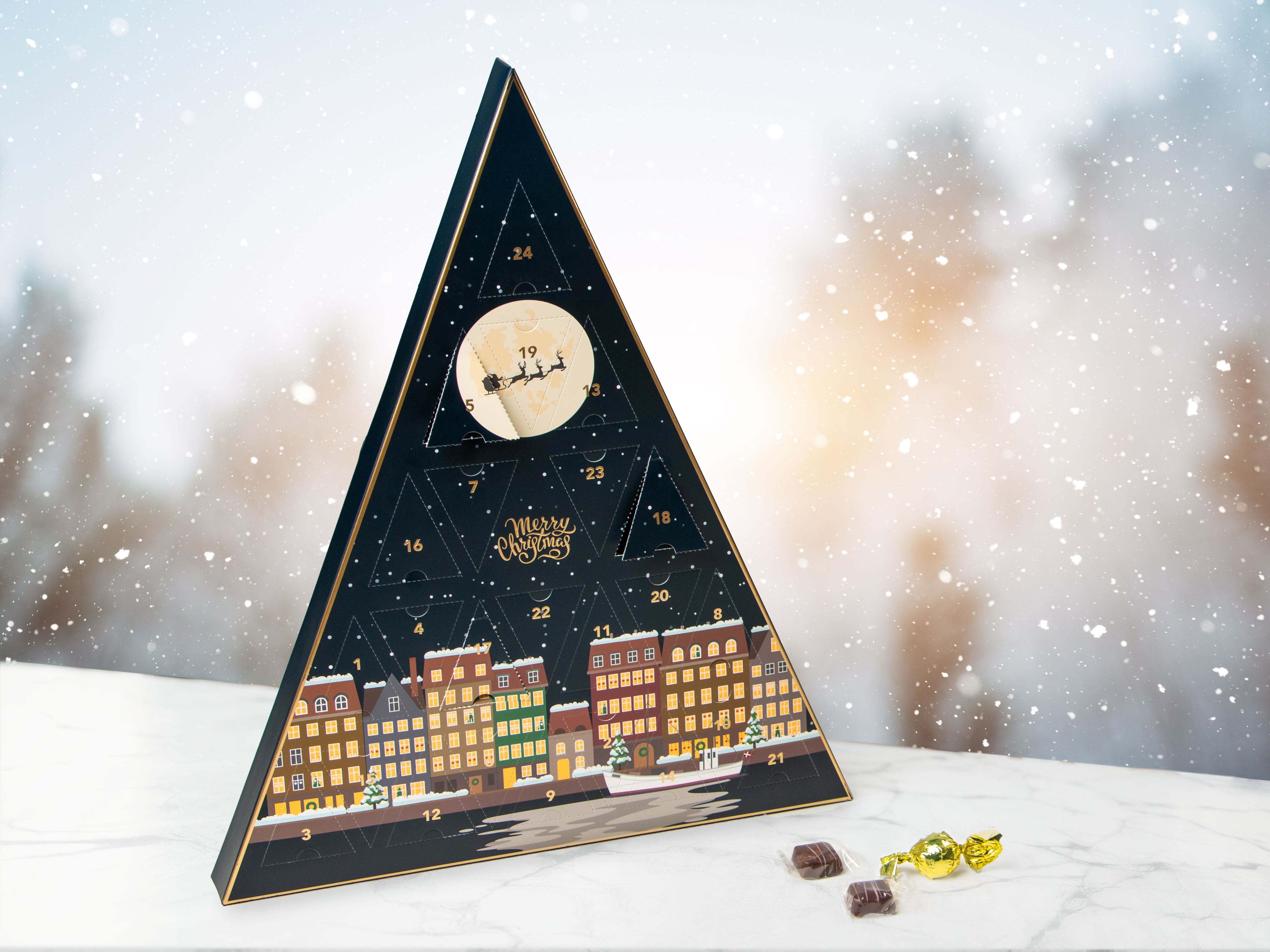 Cocoture Sjokoladekalender - Blå