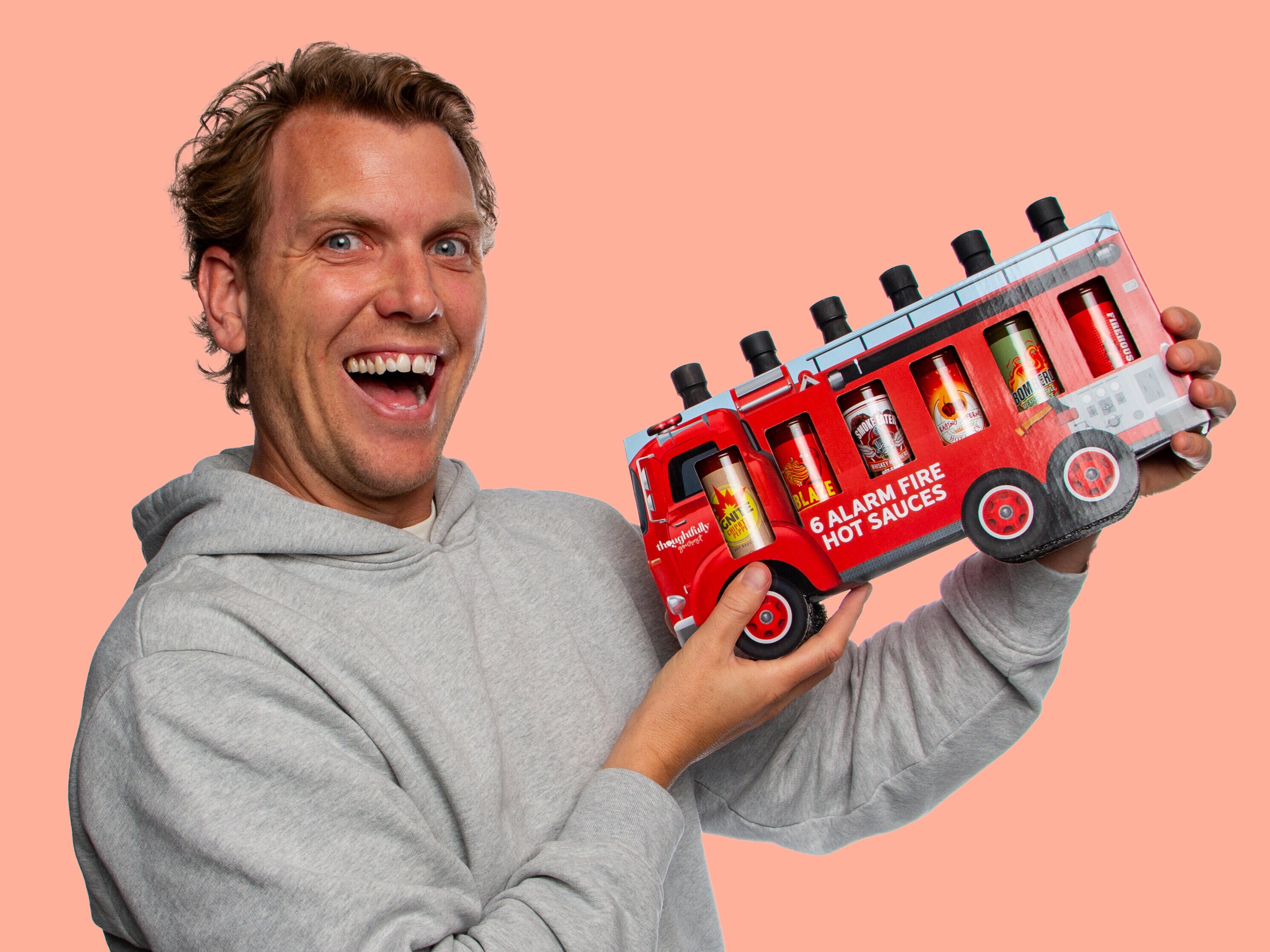 Gaveæske Brandbil med Stærke Saucer - Thoughtfully