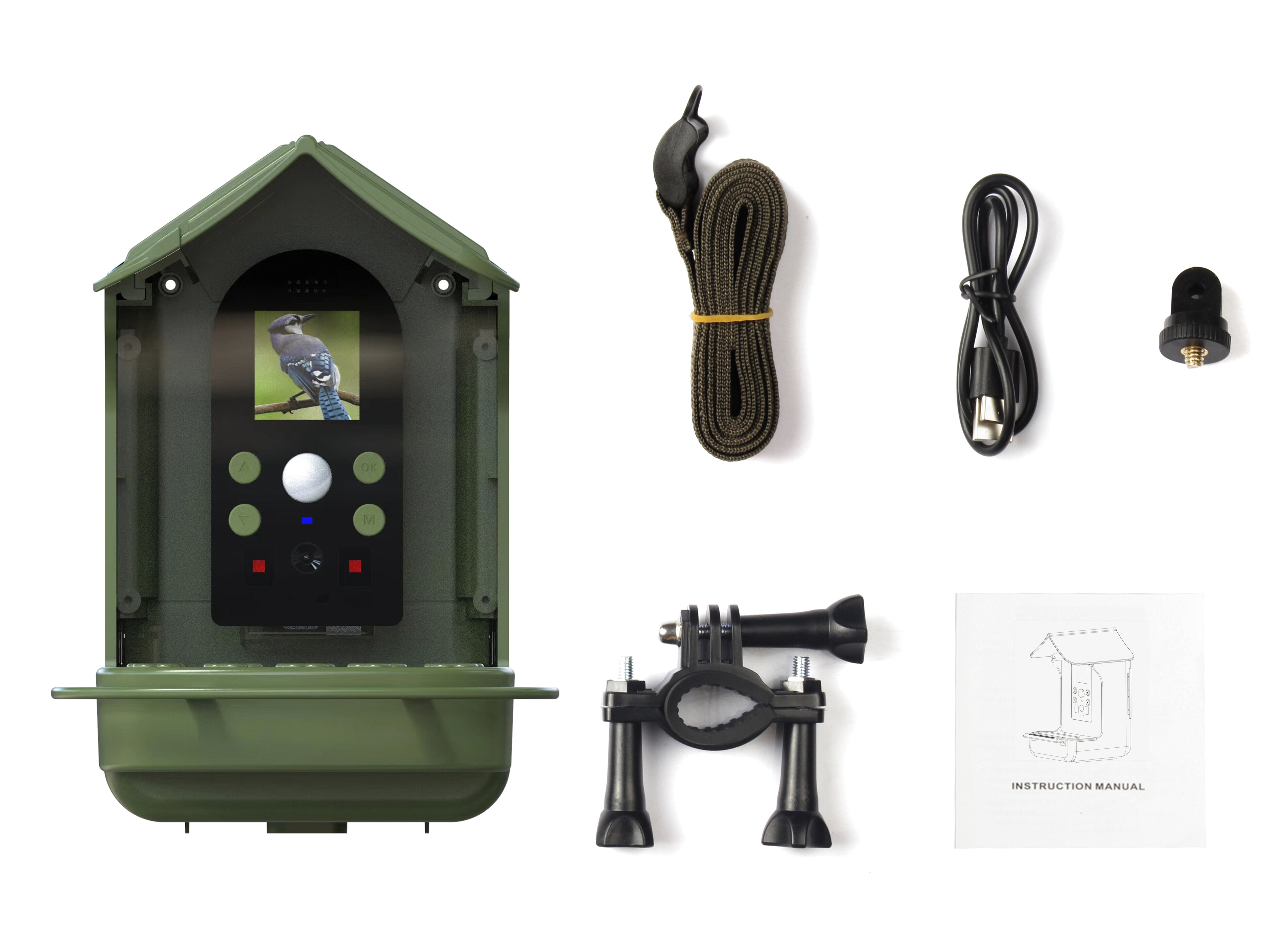 Fågelmatare med Kamera Denver BFC-1200