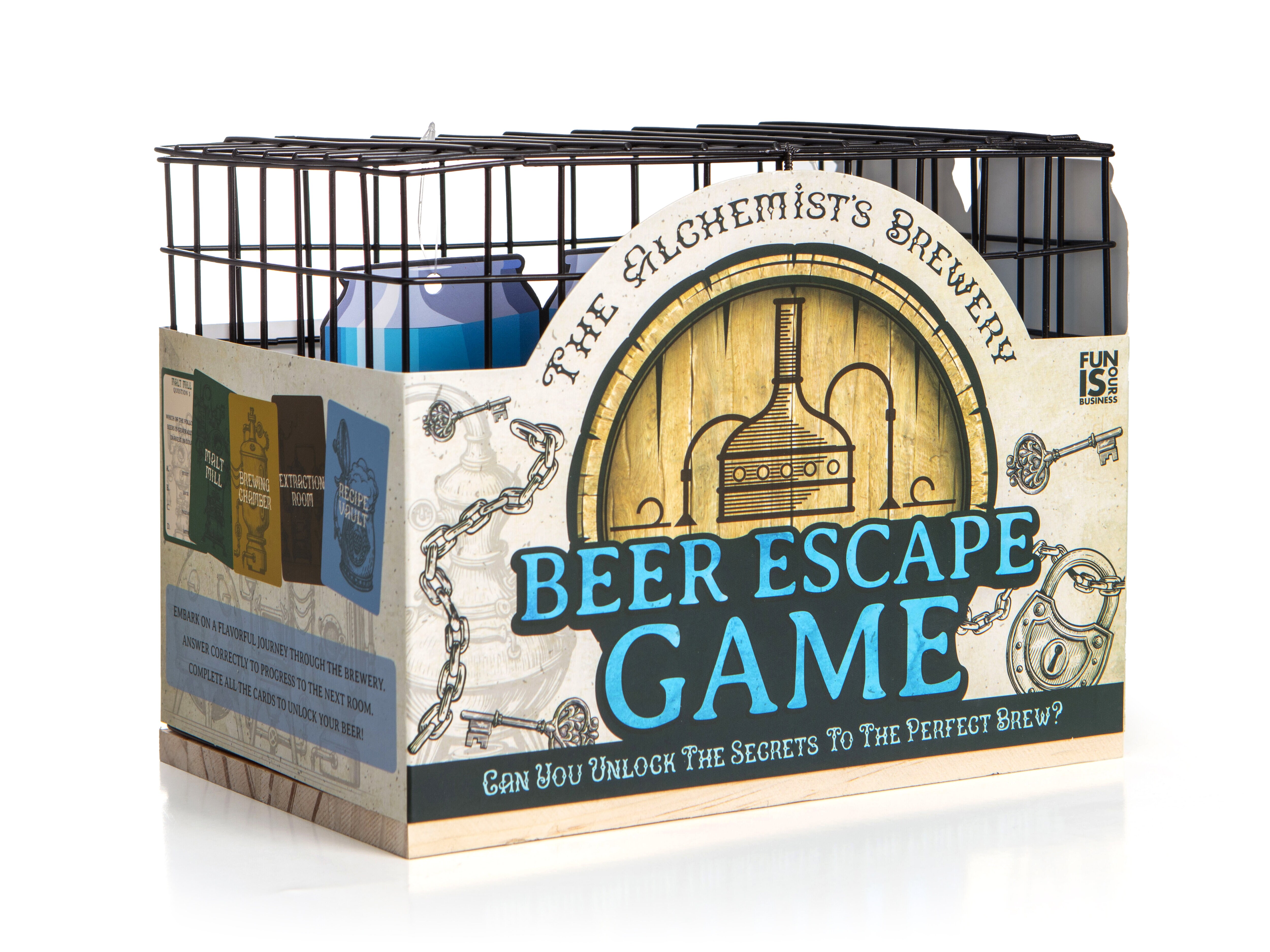 Pakohuonepeli Oluttölkeille