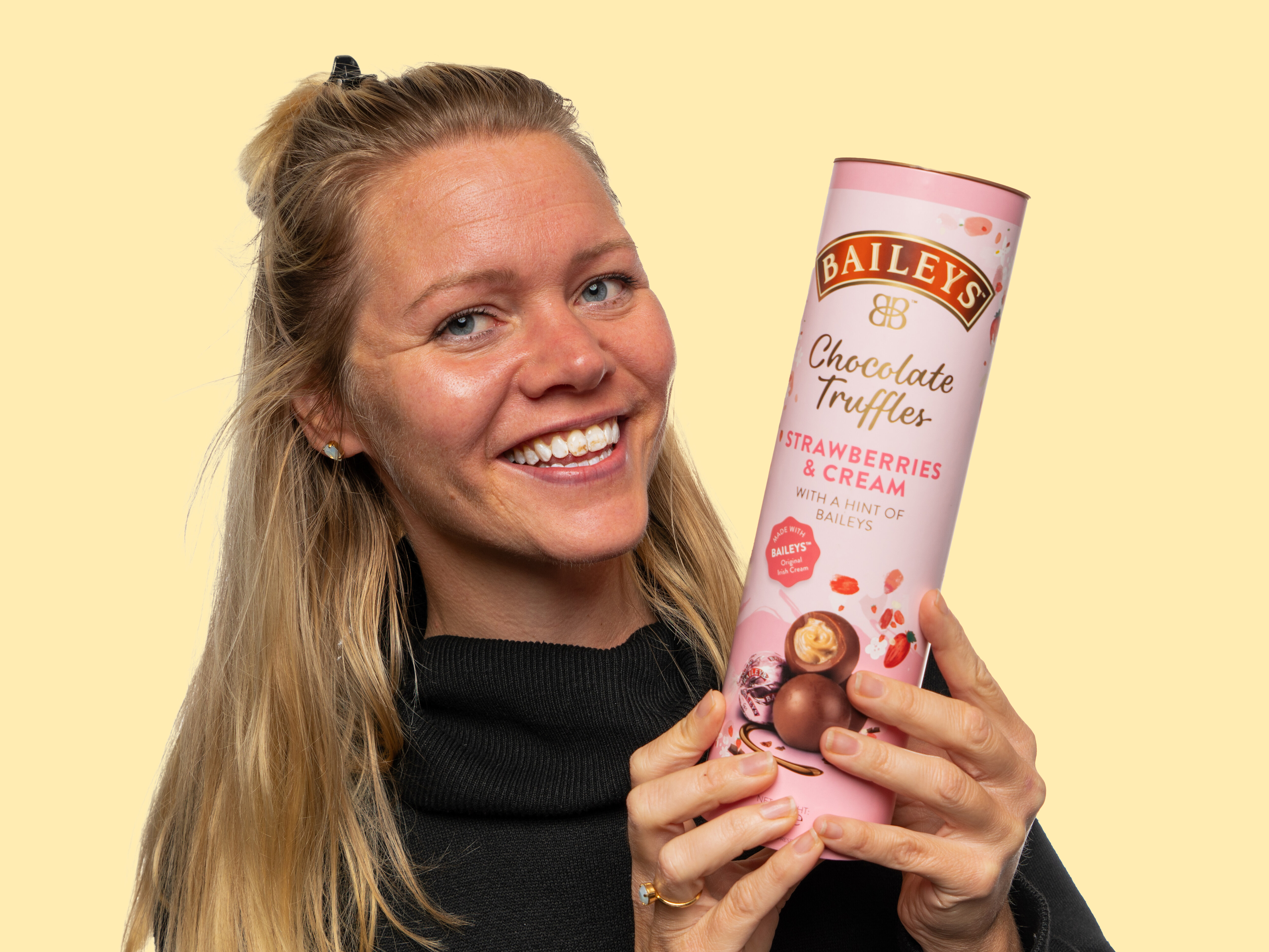 Baileys Strawberry & Cream Chokoladetrøfler i Tube