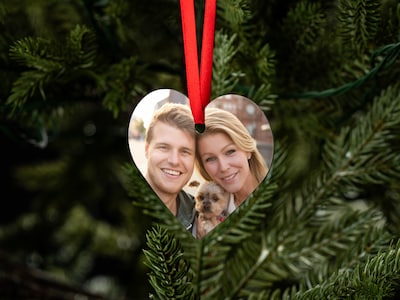 Personligt Julgranspynt med Foto