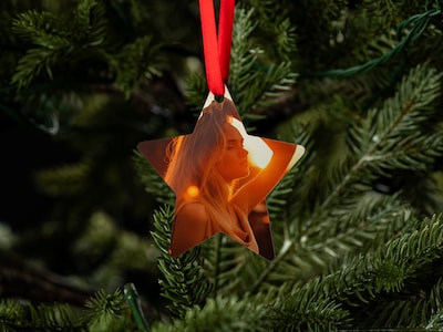 Personligt Julgranspynt med Foto