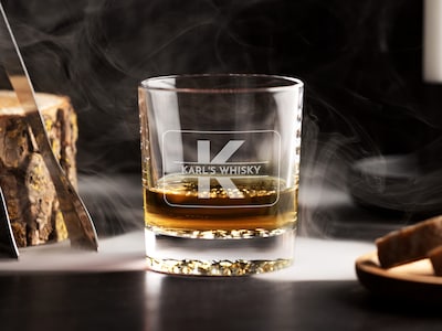 Personlig Spiegelau Whiskyglass med Gravering - Bokstav & Tekst