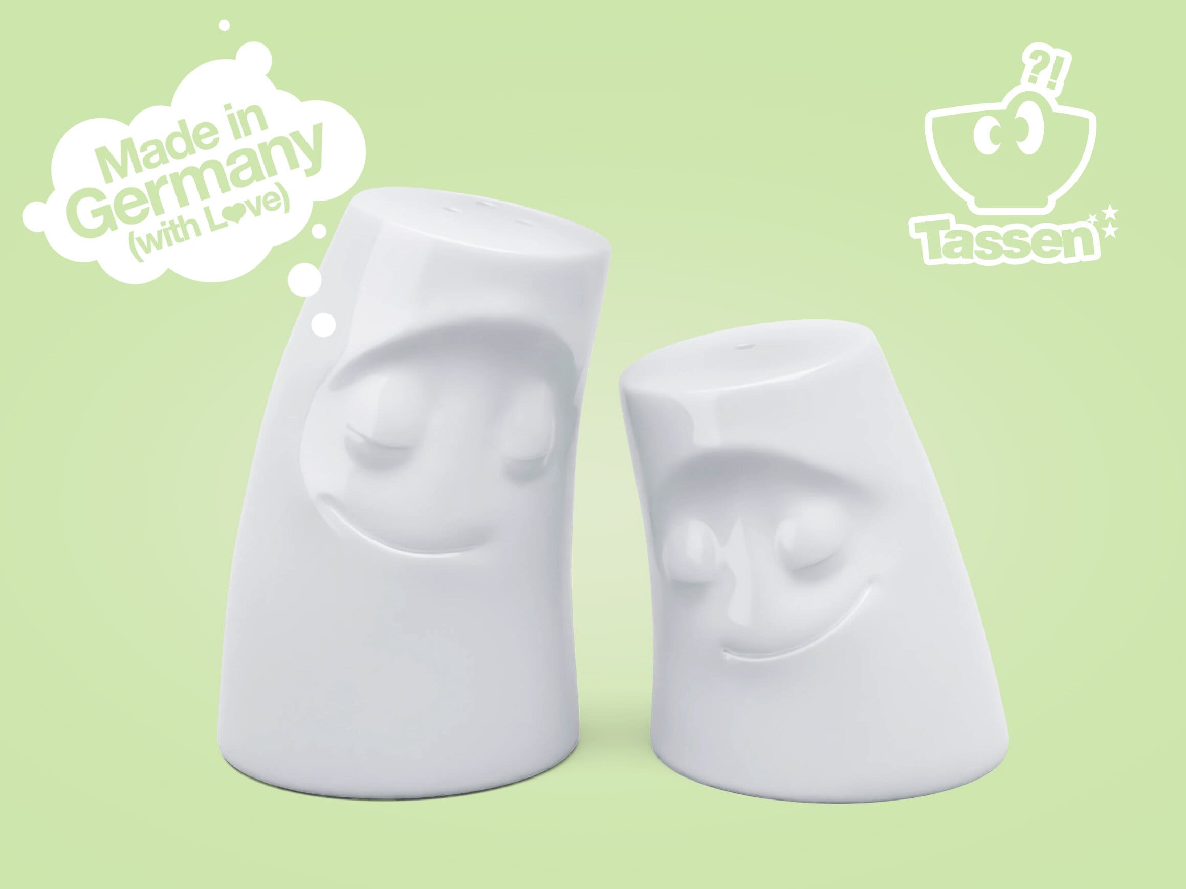 Humørsæt Salt- & Peberbøsse - Tassen