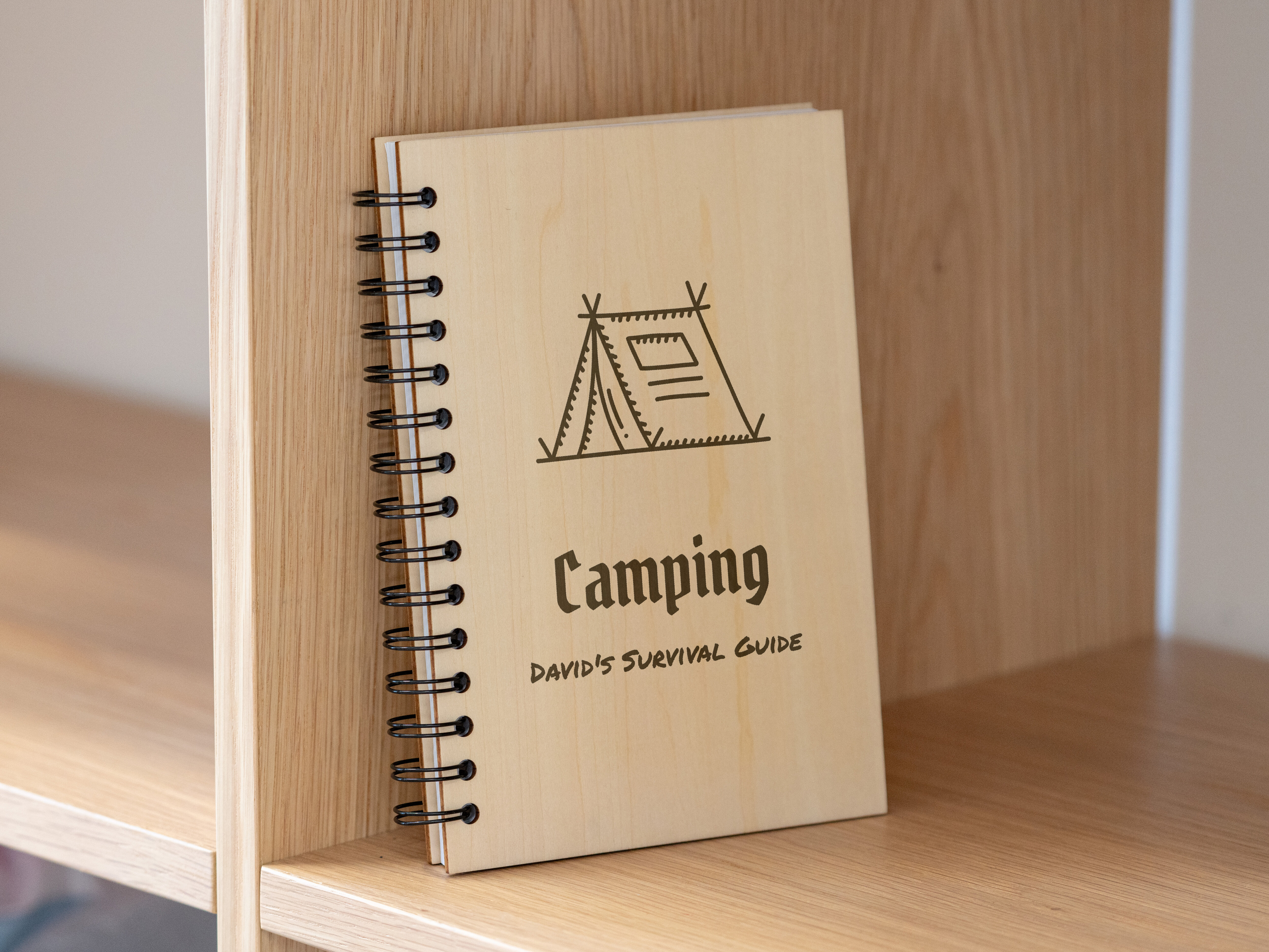 Personlig notatbok med tekst