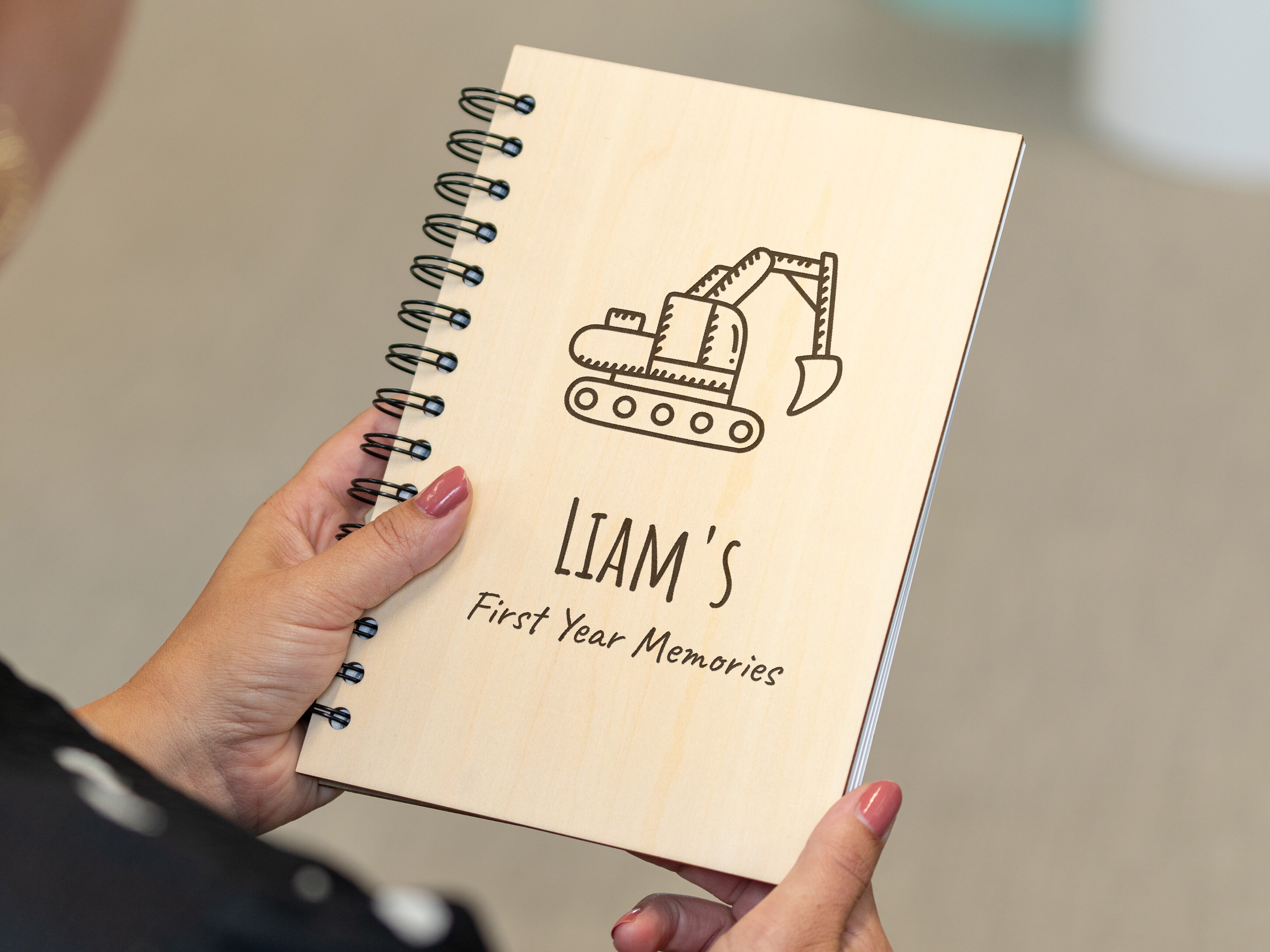 Personlig notatbok med tekst