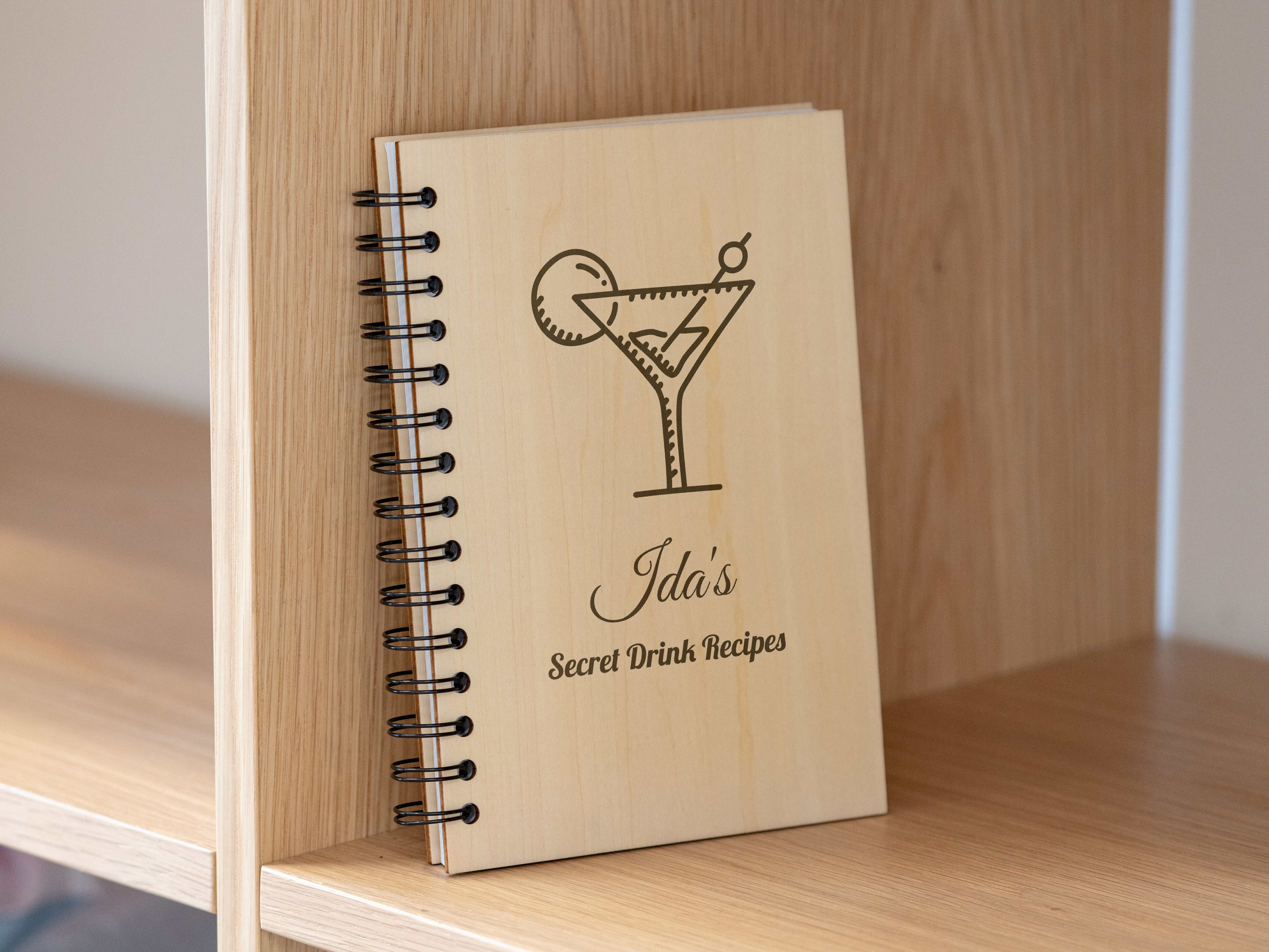 Personlig notatbok med tekst