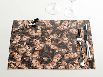 Persönliches Teller Untersetzer mit Foto - Multiface