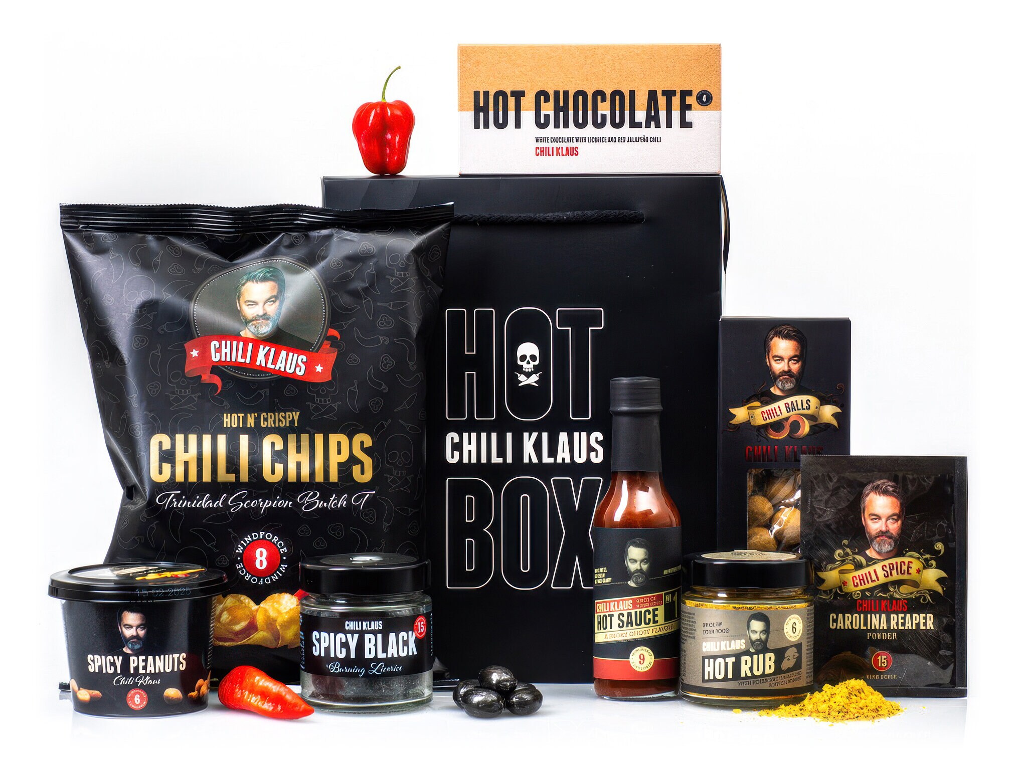 Chili Klaus "Hot Box Black" gaveeske