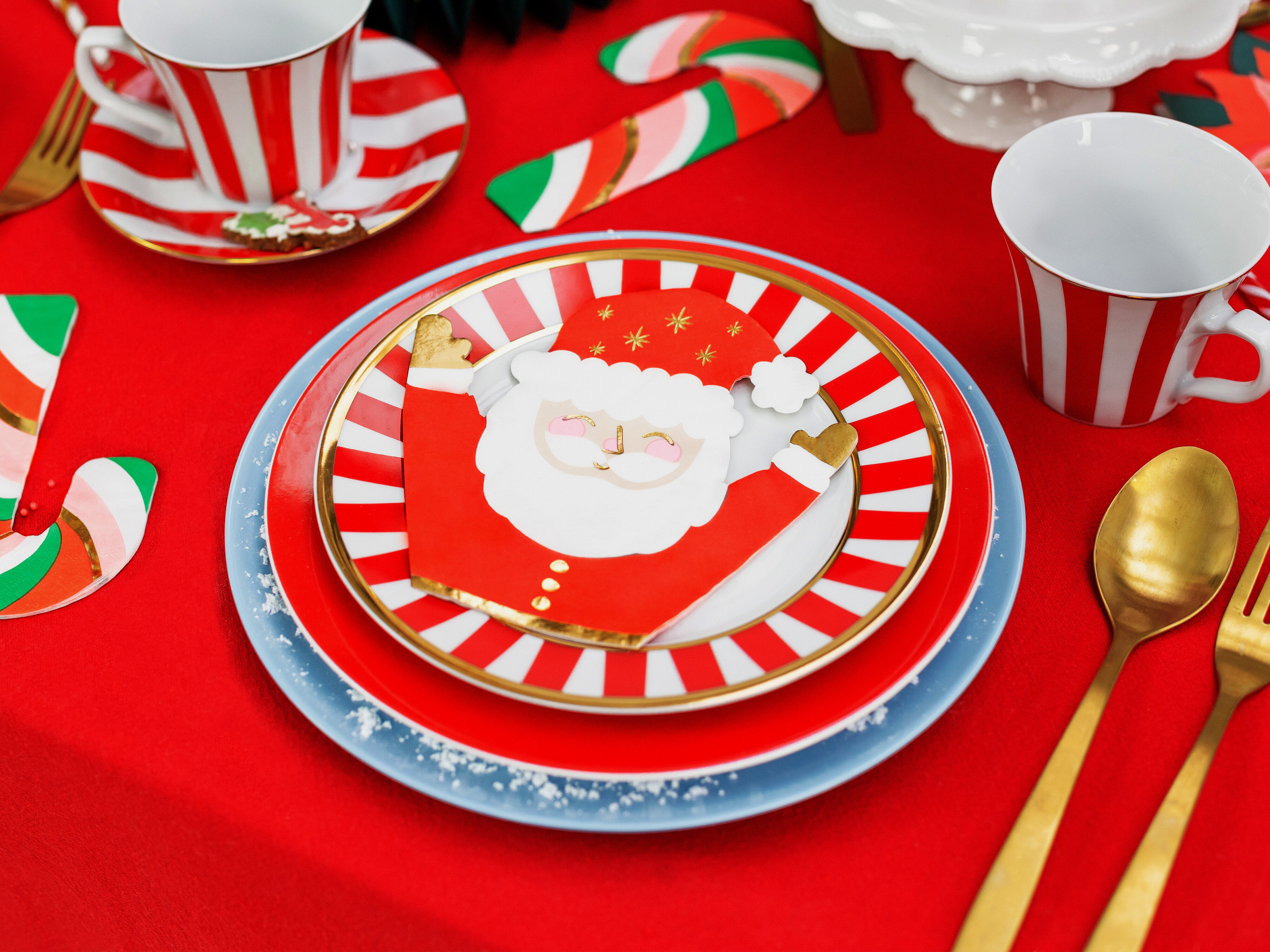 Joululautasliinat Joulupukki 20-pakkaus