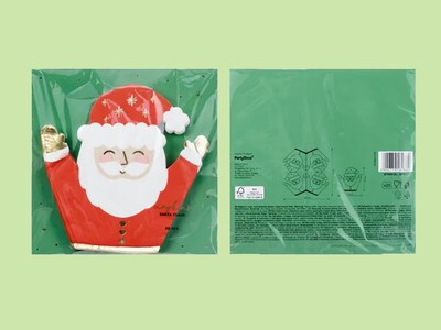 Weihnachtsservietten Weihnachtsmann 20er-Pack