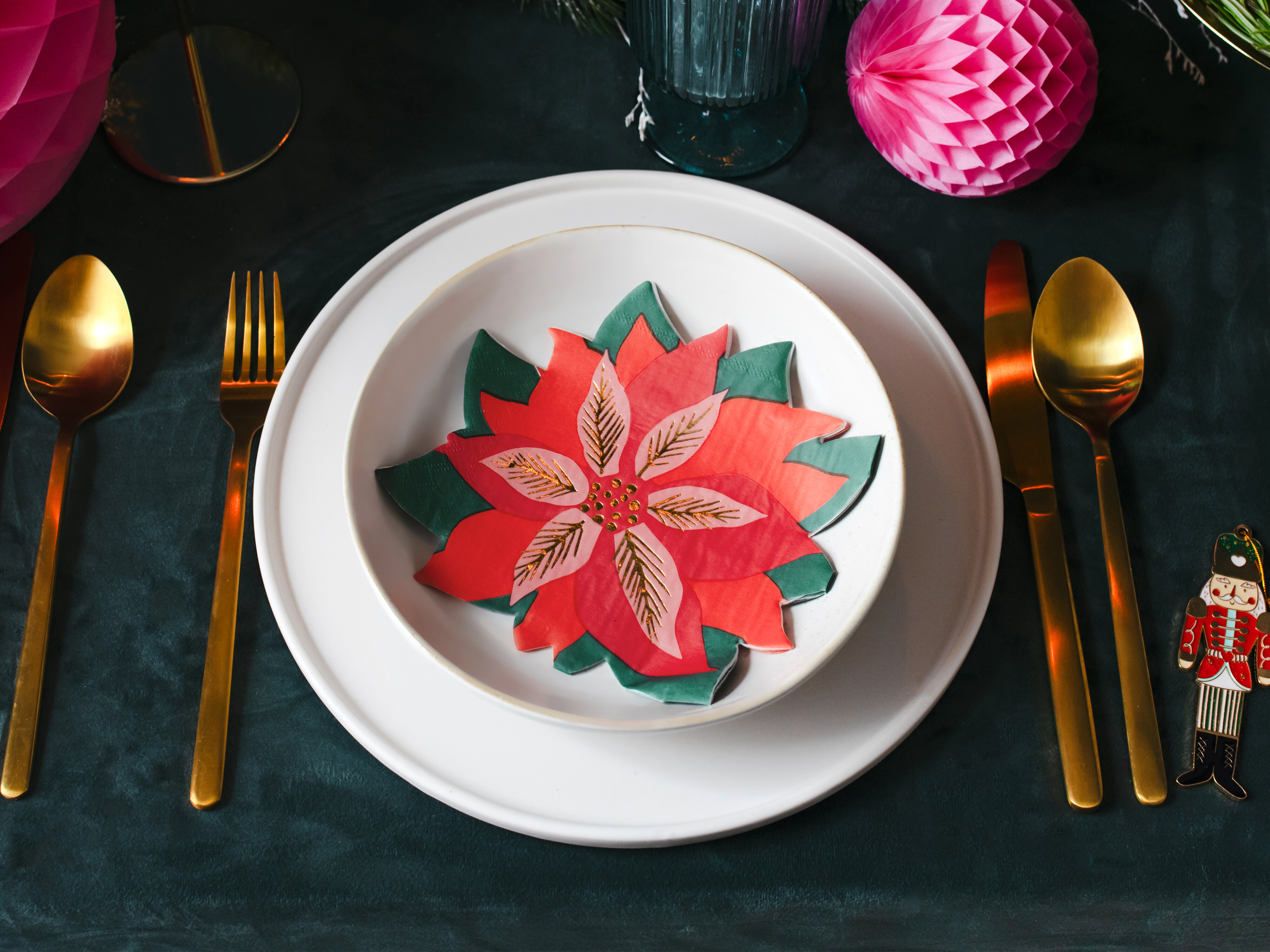 Joululautasliinat Joulutähti 20-pakkaus