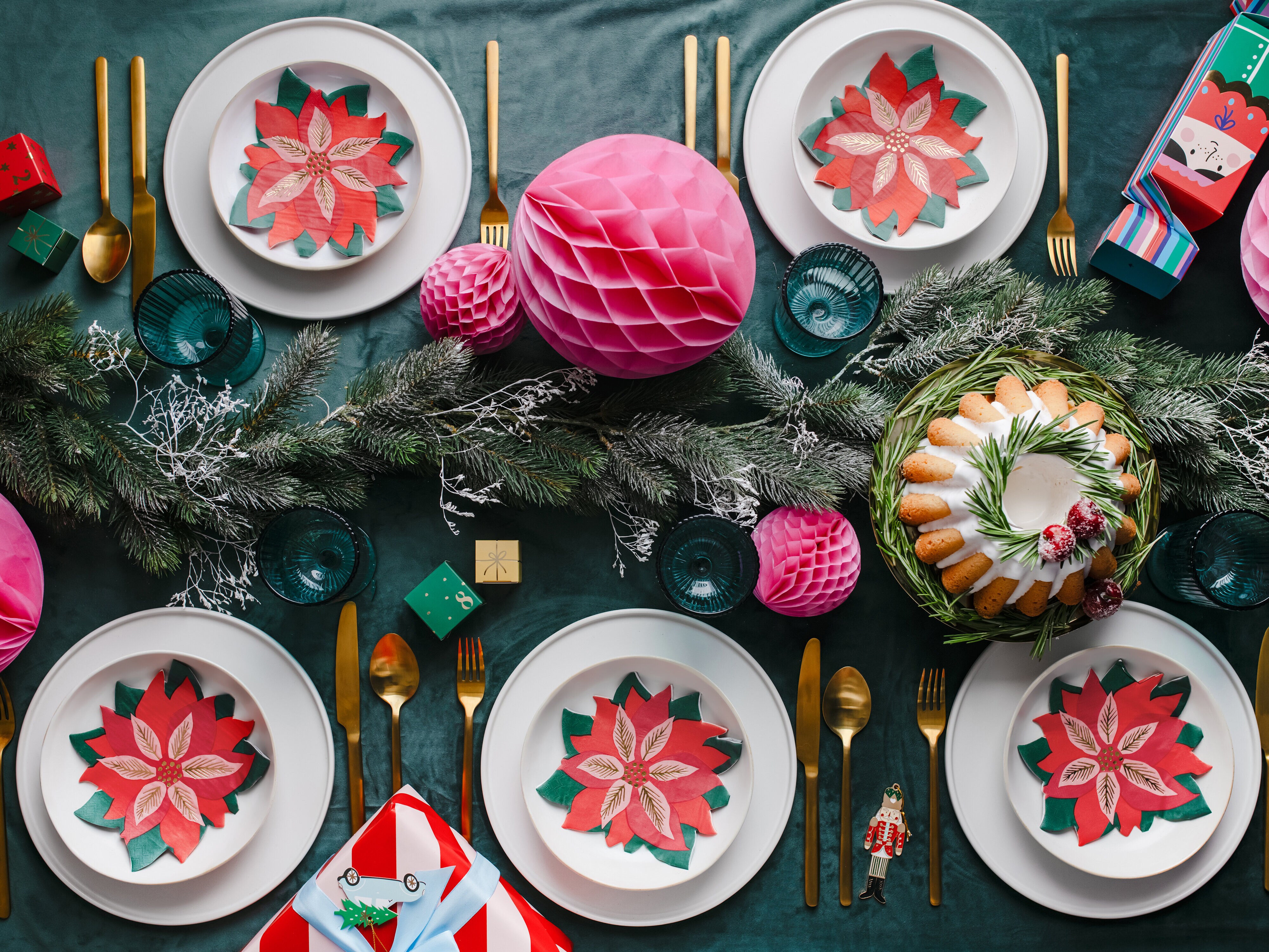 Juleservietter Julestjerne