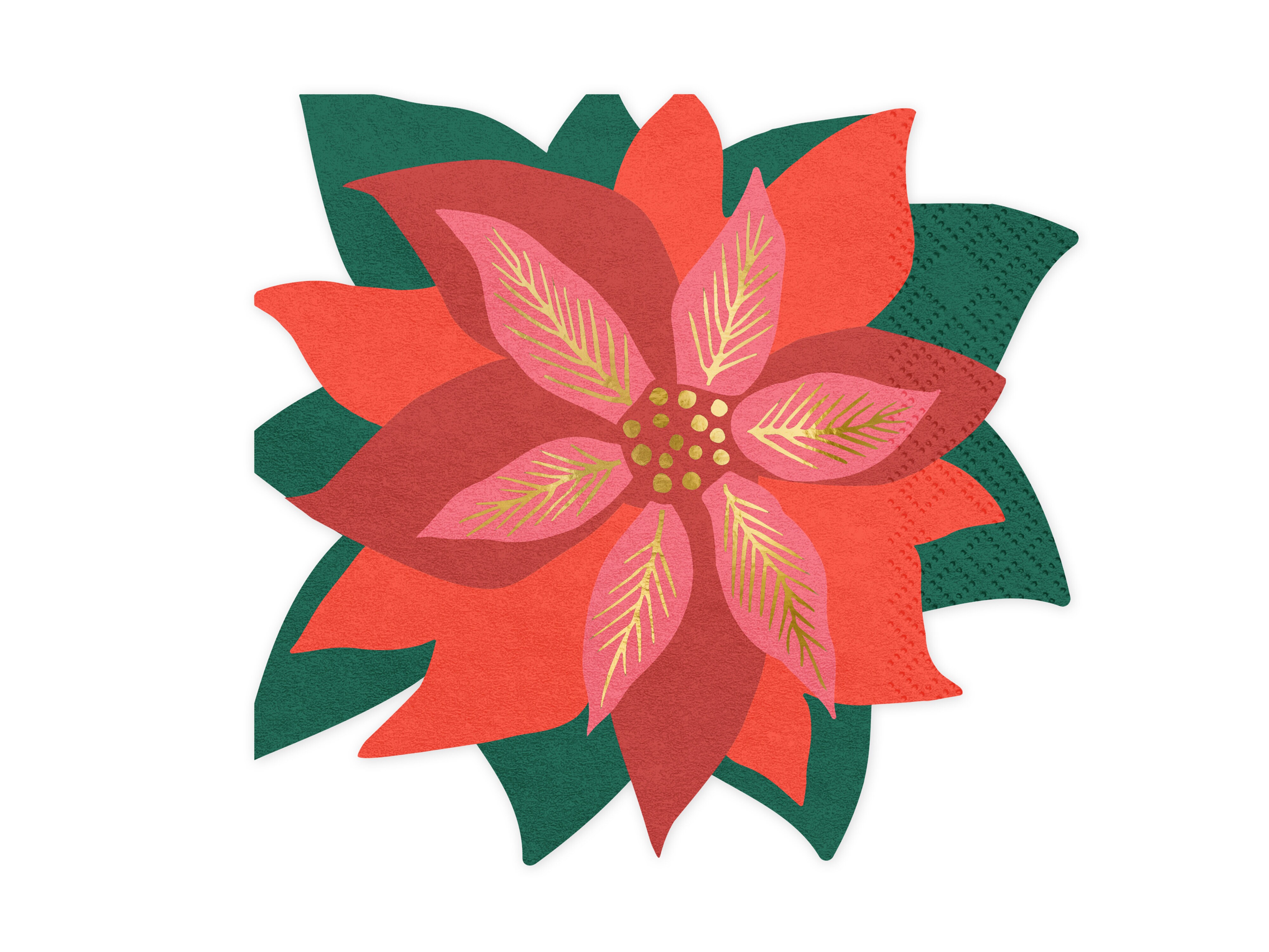 Juleservietter Julestjerne