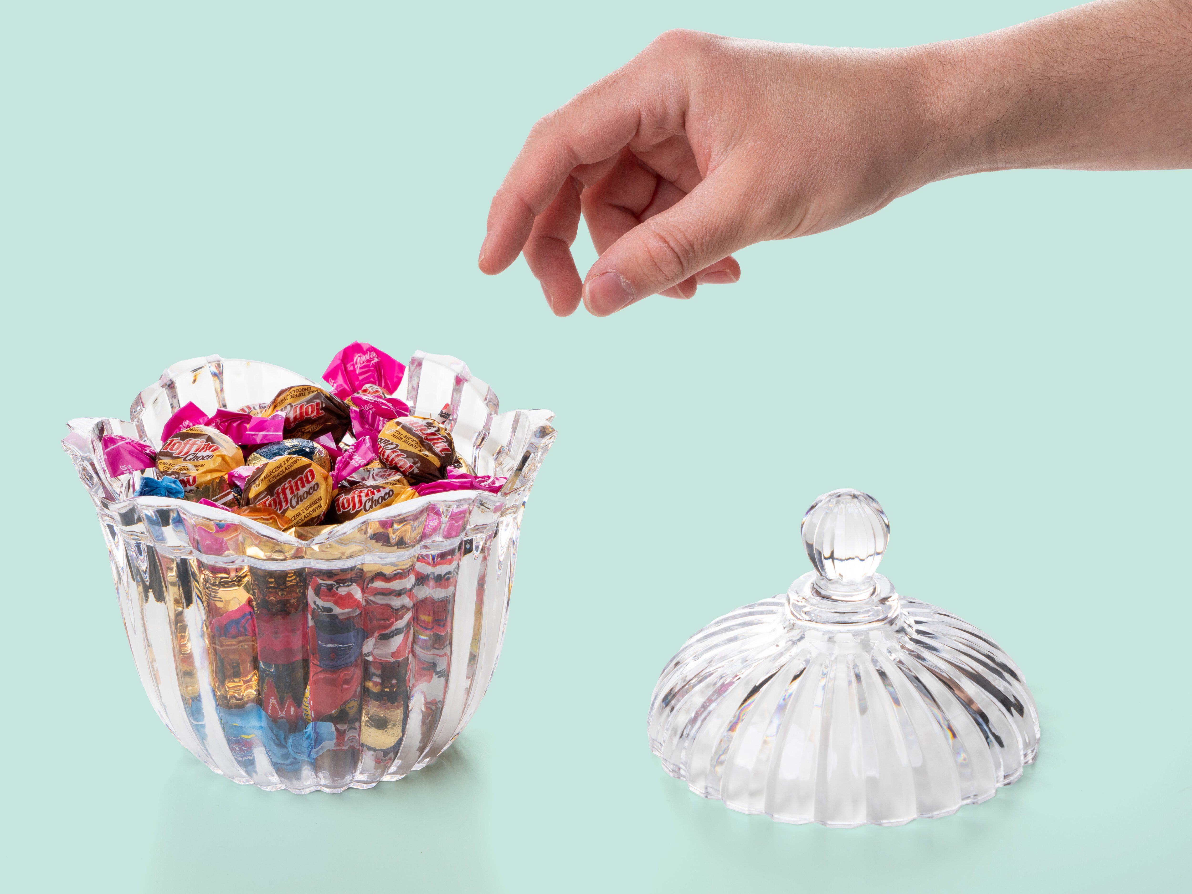 Bonbonjär - Godisburk med Lock