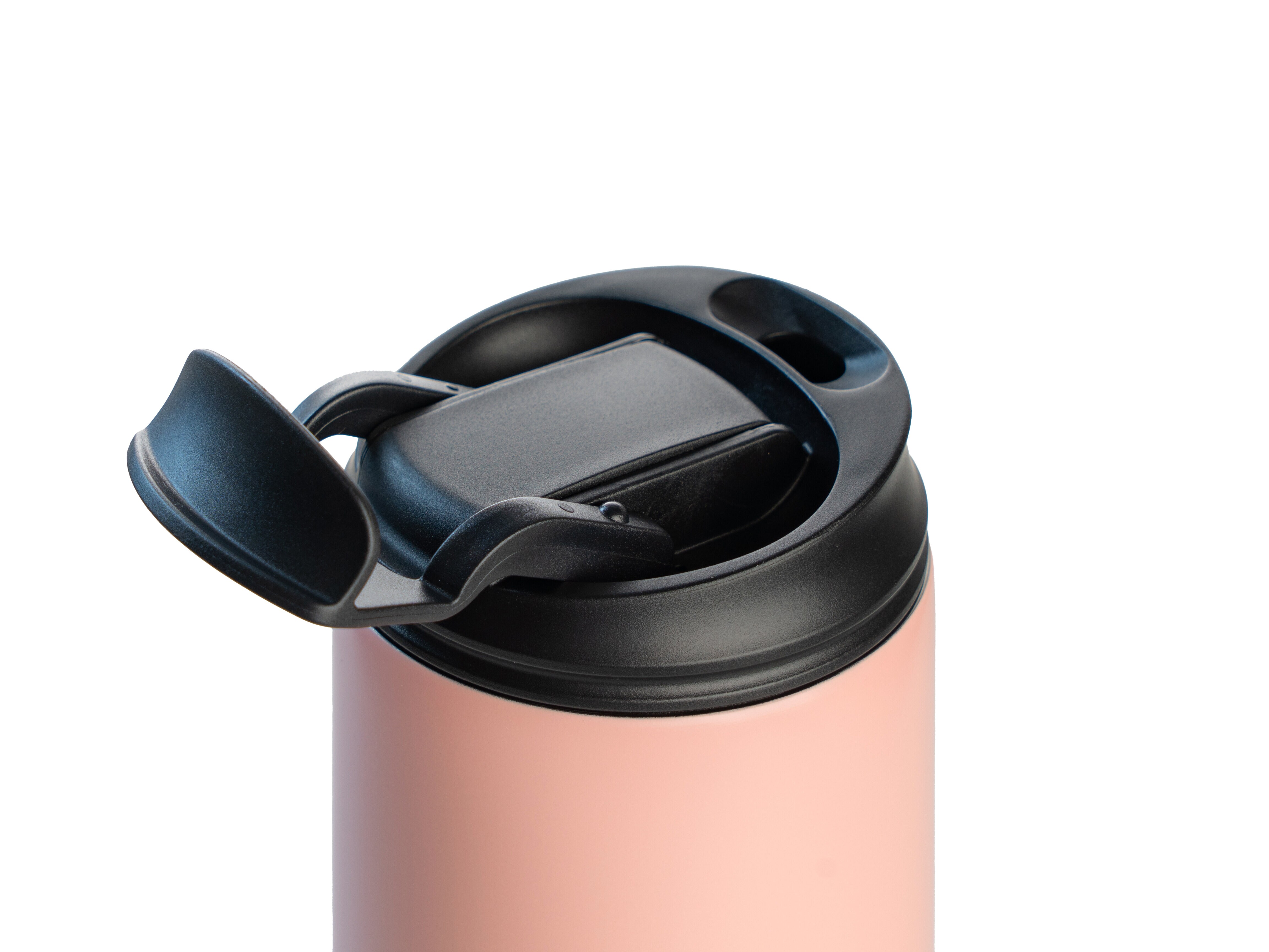 Personlig Termosflaske med sugerør & tekst - 600 ml