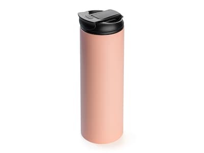 Personlig Termosflaske med sugerør & tekst - 600 ml