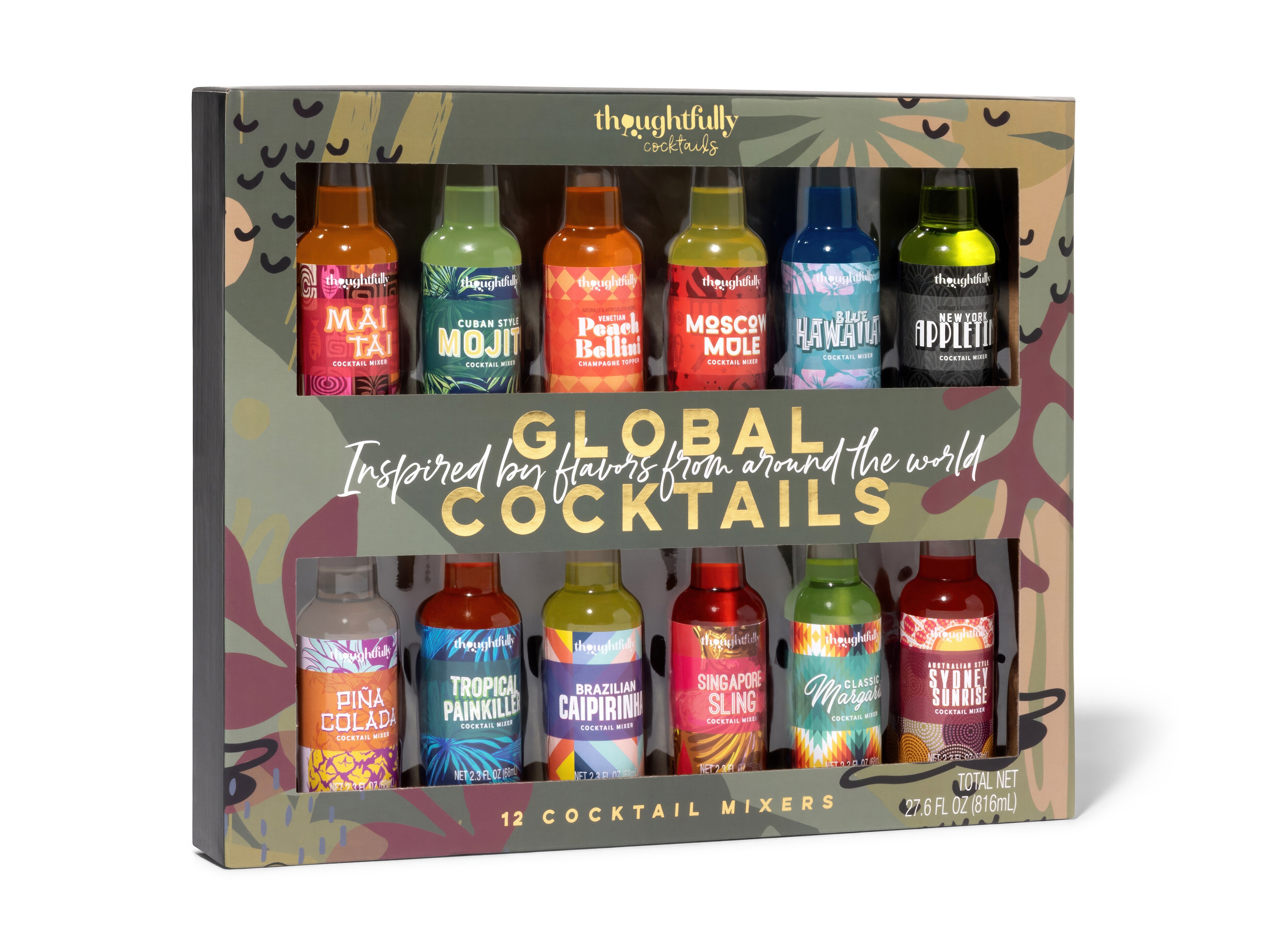 Gaveeske med drinkmikser: global cocktails fra Thoughtfully