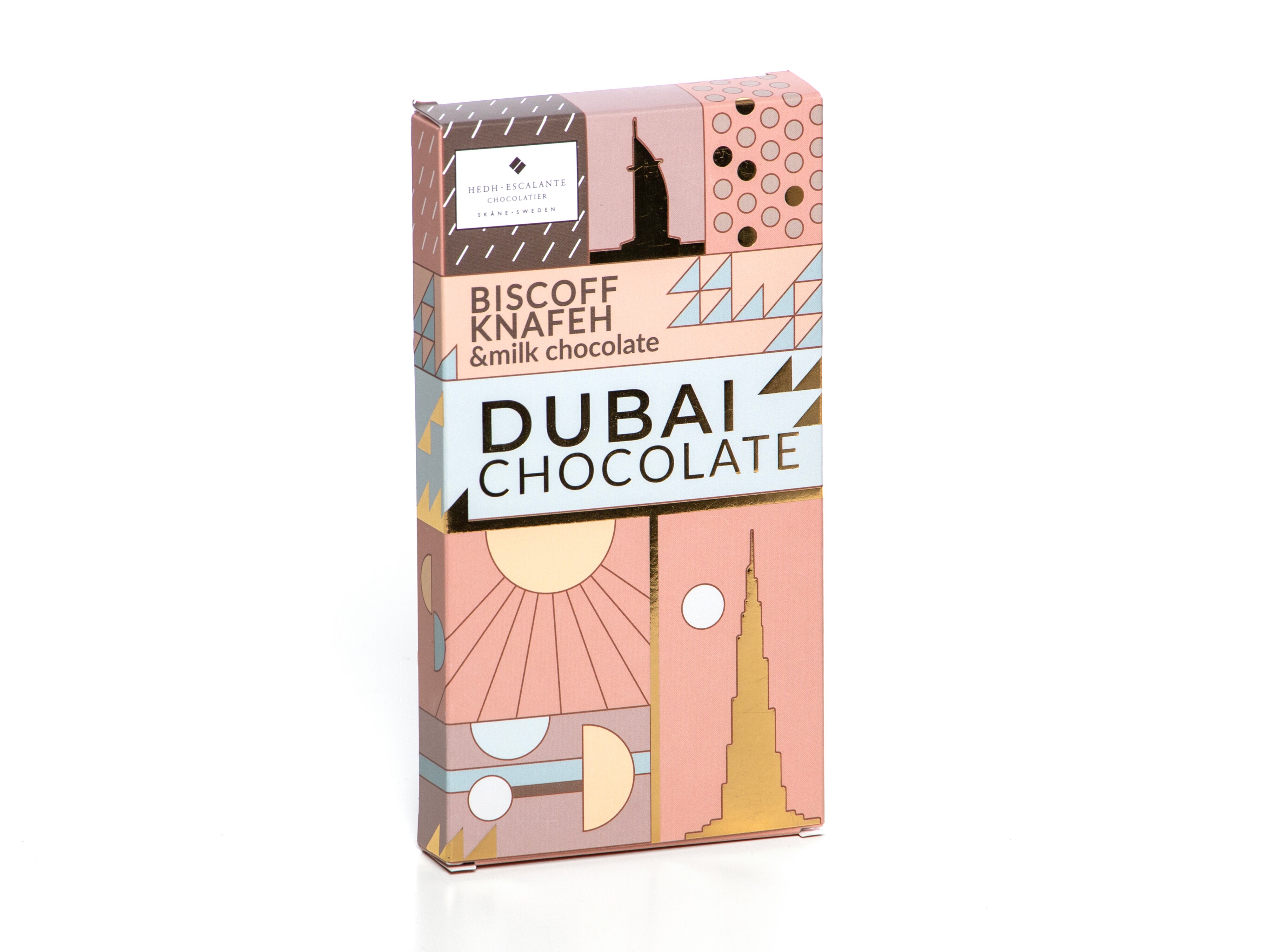 Dubai Sjokolade Biscoff, Knafeh & Milk Chocolate