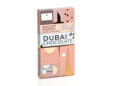 Dubai Choklad Biscoff, Knafeh & Milk Chocolate