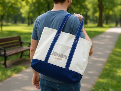 Strandtaske med Eget Design