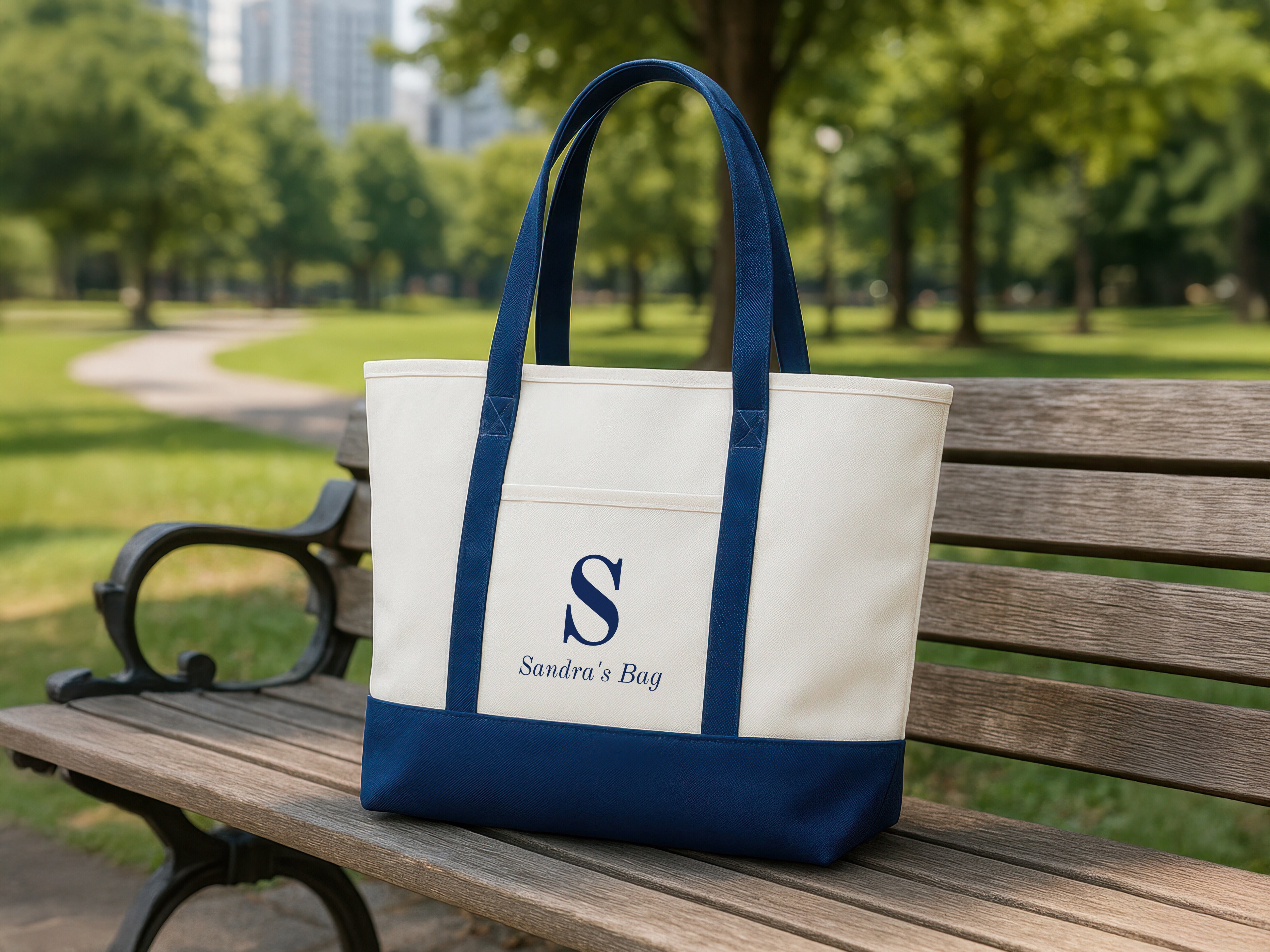 Strandtaske med Eget Design