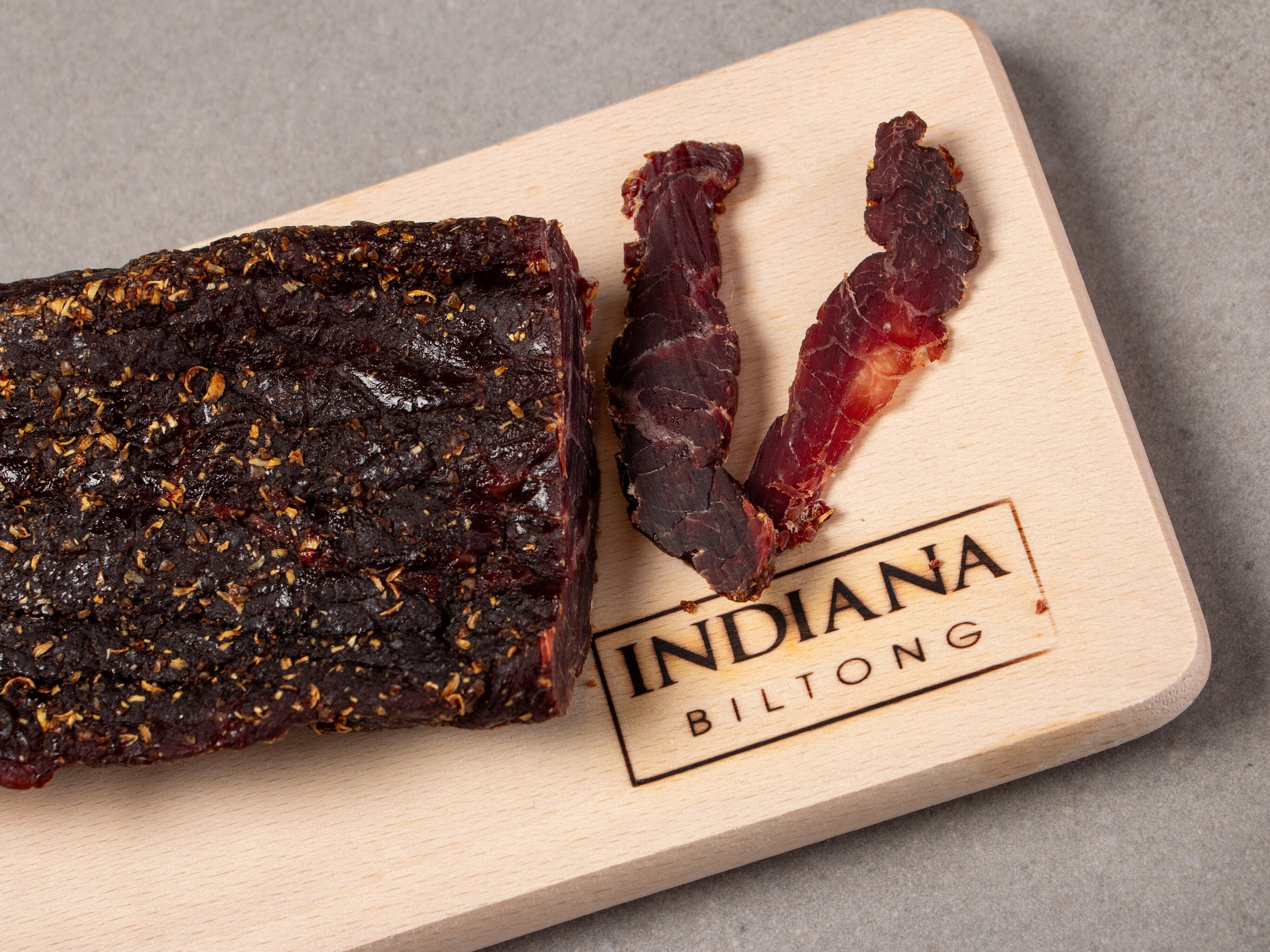 Gaveæske Indiana Jerky med Skærebræt