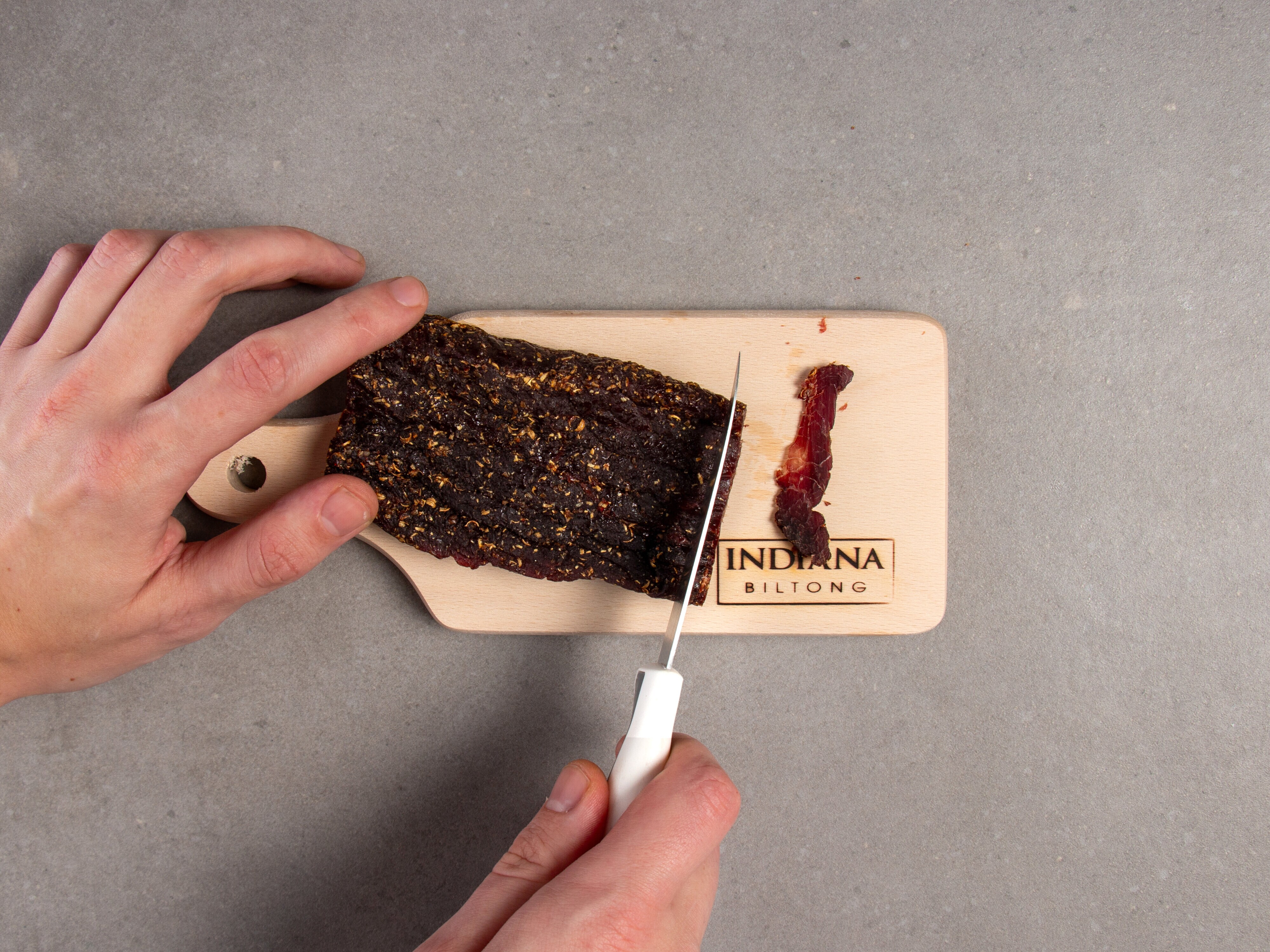 Gaveæske Indiana Jerky med Skærebræt