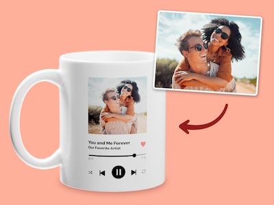 Mugg med Eget Foto - Låt