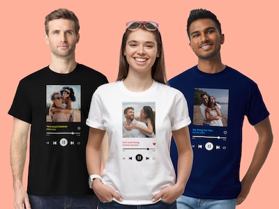 T-Shirt mit Foto & Song