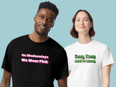 T-shirt med Egen tekst