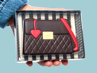 Sjokoladeeske håndveske