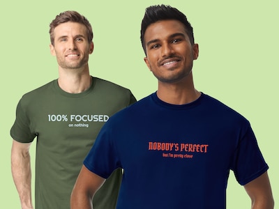 Personlig T-shirt med Text