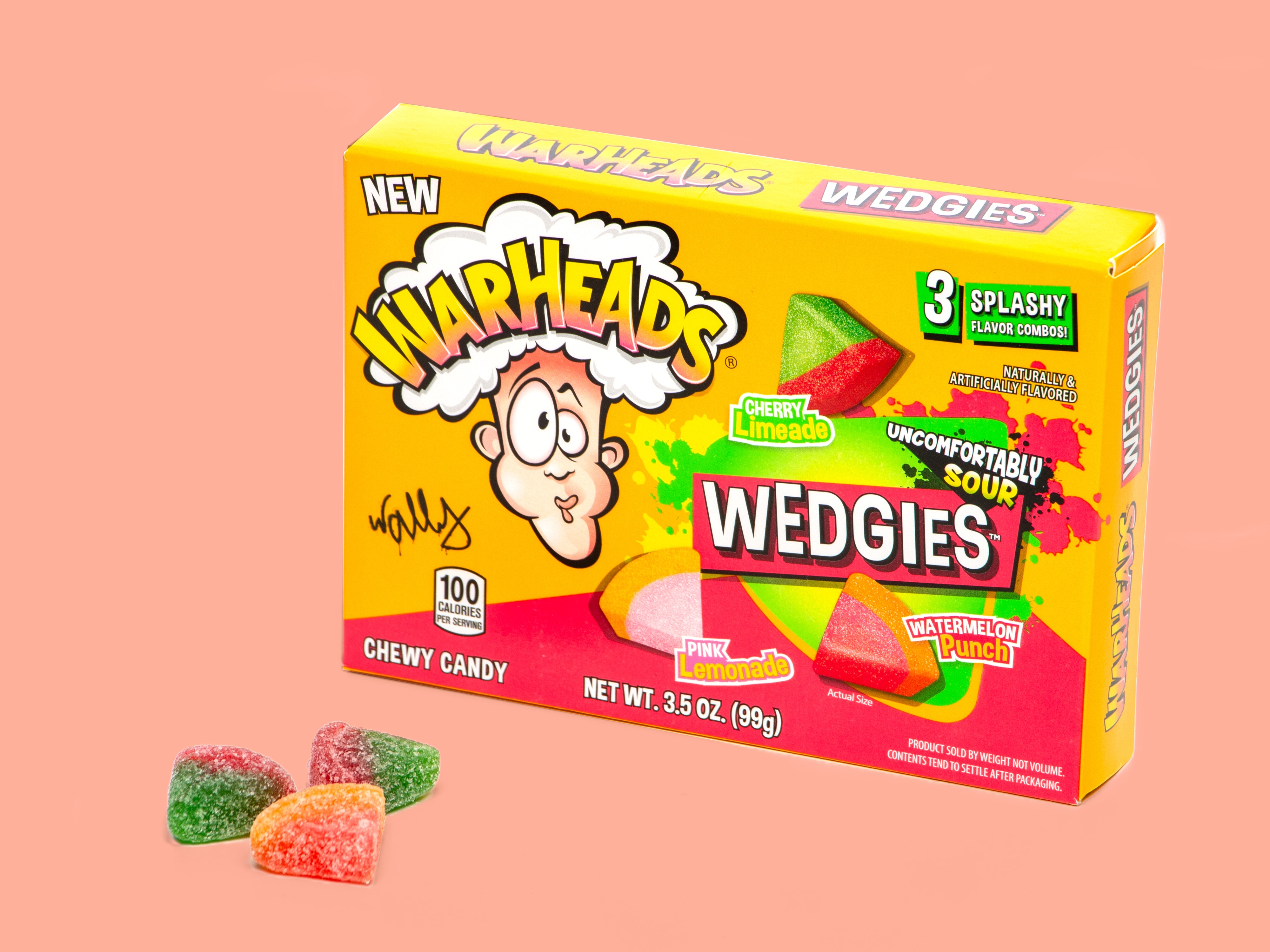 Warheads Uncomfortably Sour Wedgies 99g