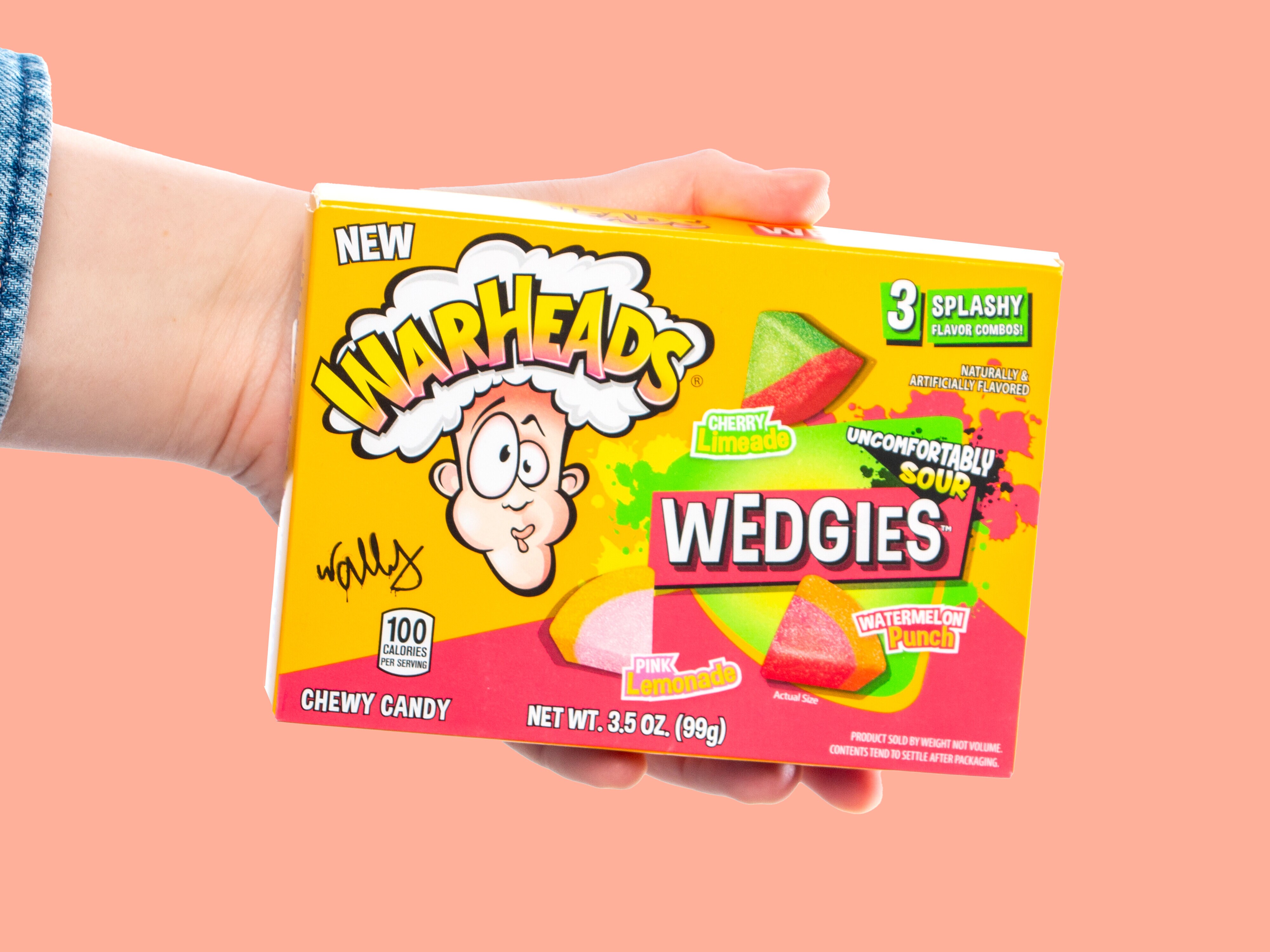 Warheads Uncomfortably Sour Wedgies 99g