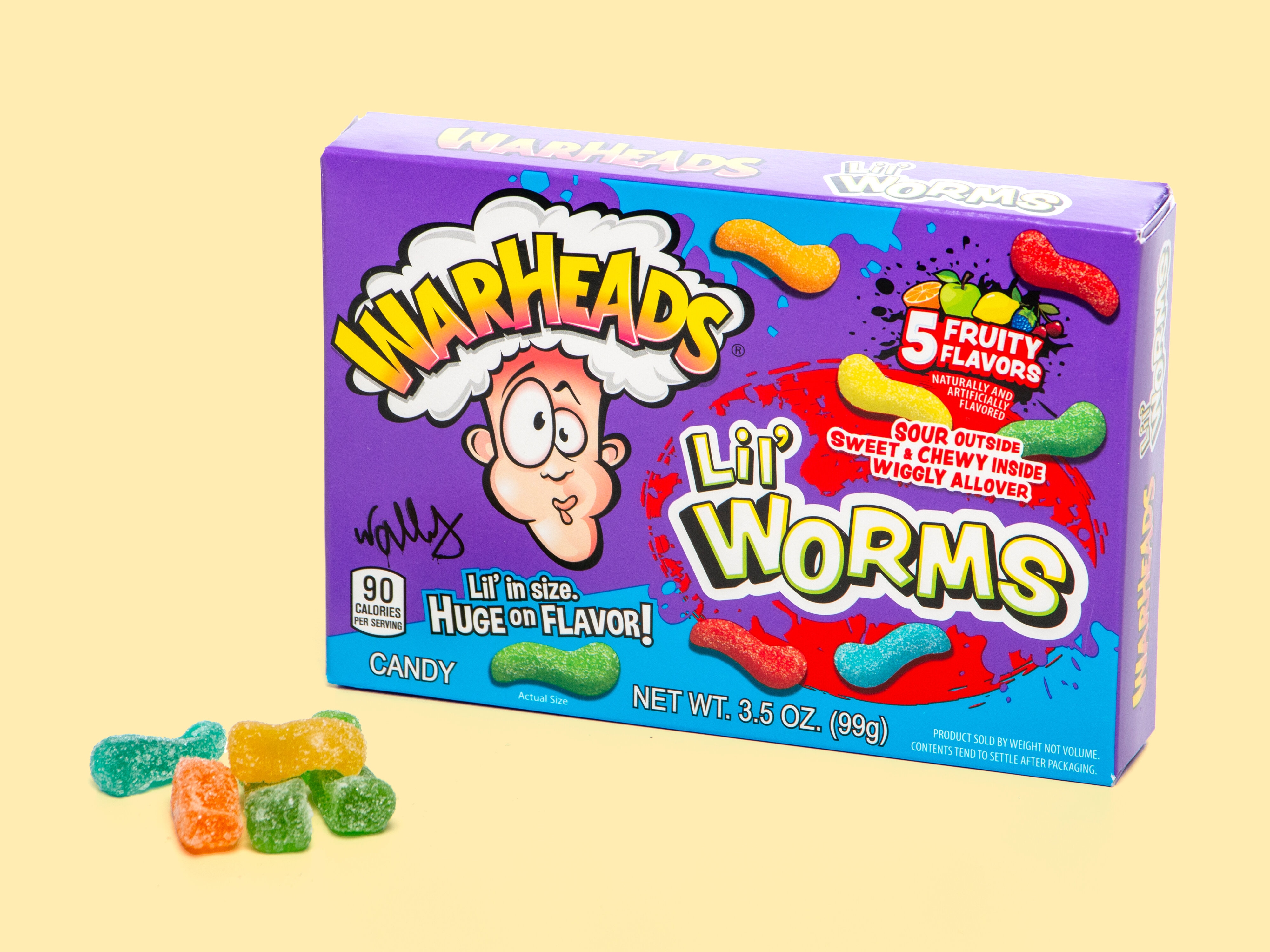 Warheads Lil' Worms 99 g