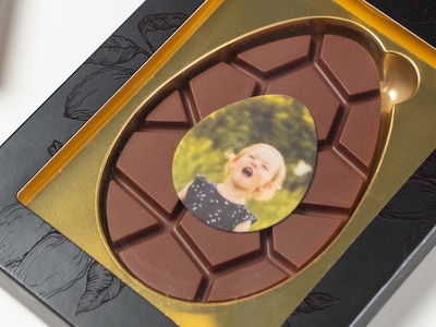 Schokoladenei mit Foto