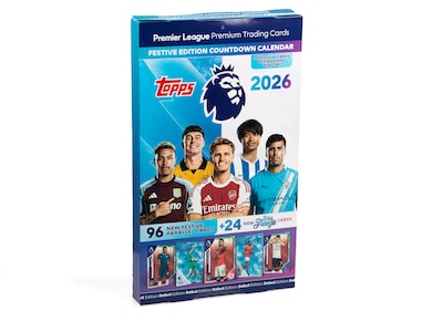Fotbollskort Premier League 25/26 Adventskalender