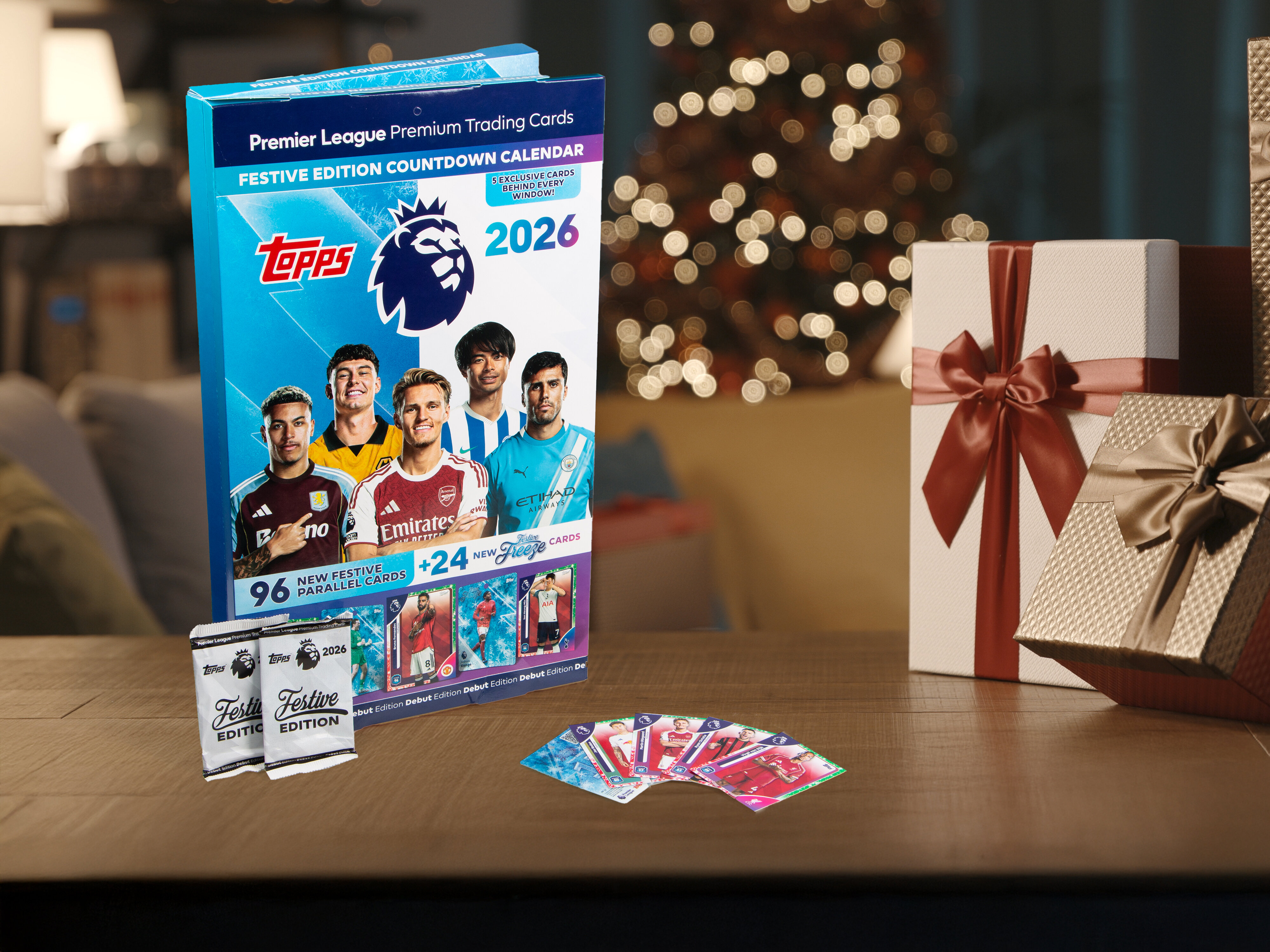 Fotballkort Premier League 25/26 julekalender