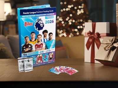Fotbollskort Premier League 25/26 Adventskalender