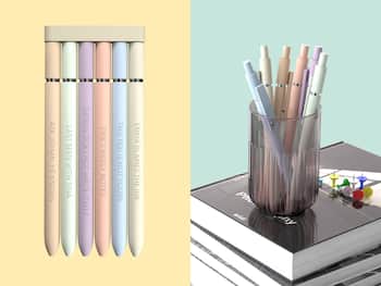 Kugelschreiber mit Gravur – 6er-Pack - Dezente Gravur