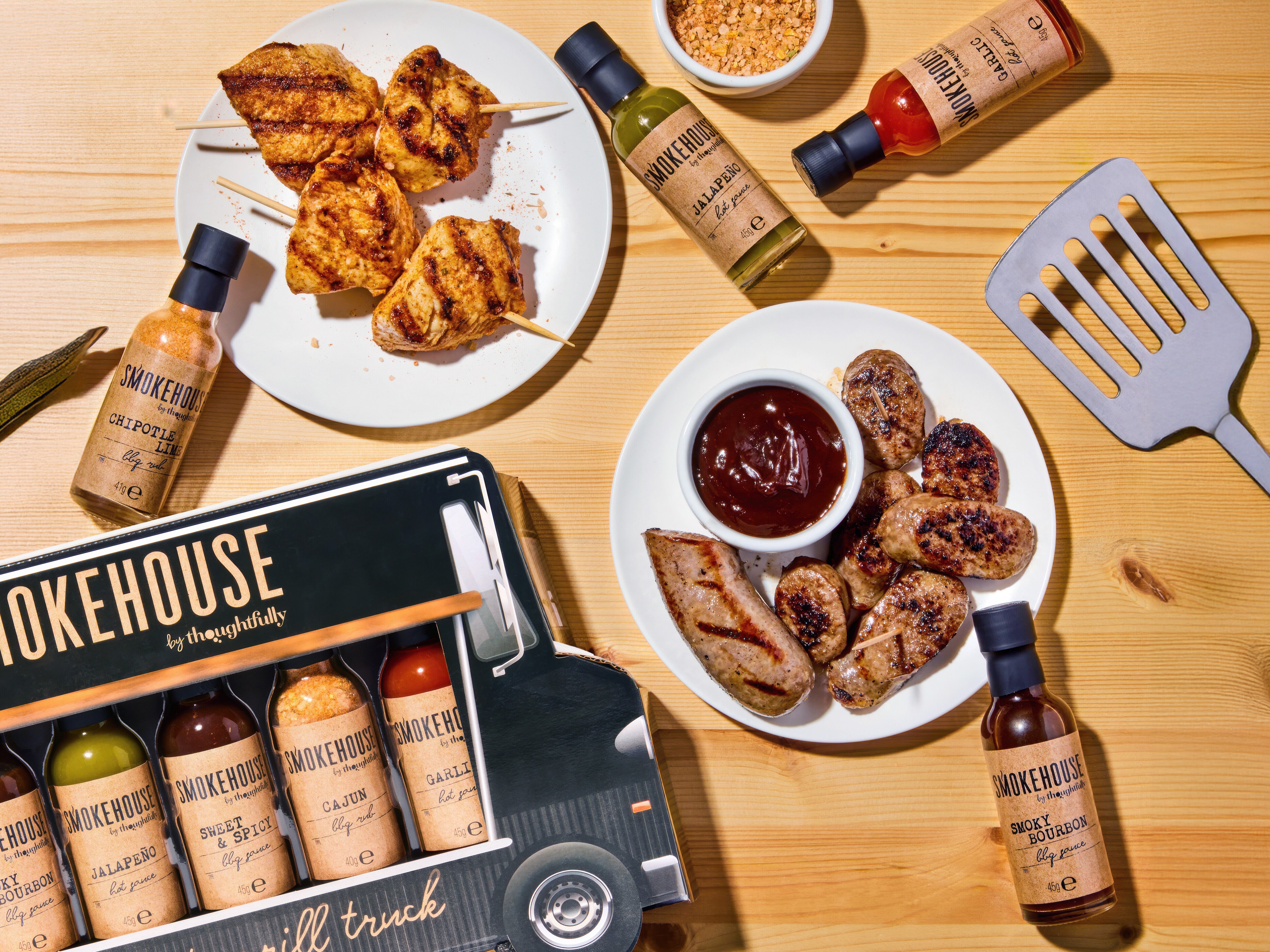 Gaveeske foodtruck med grillkrydder & sterke sauser fra Thoughtfully