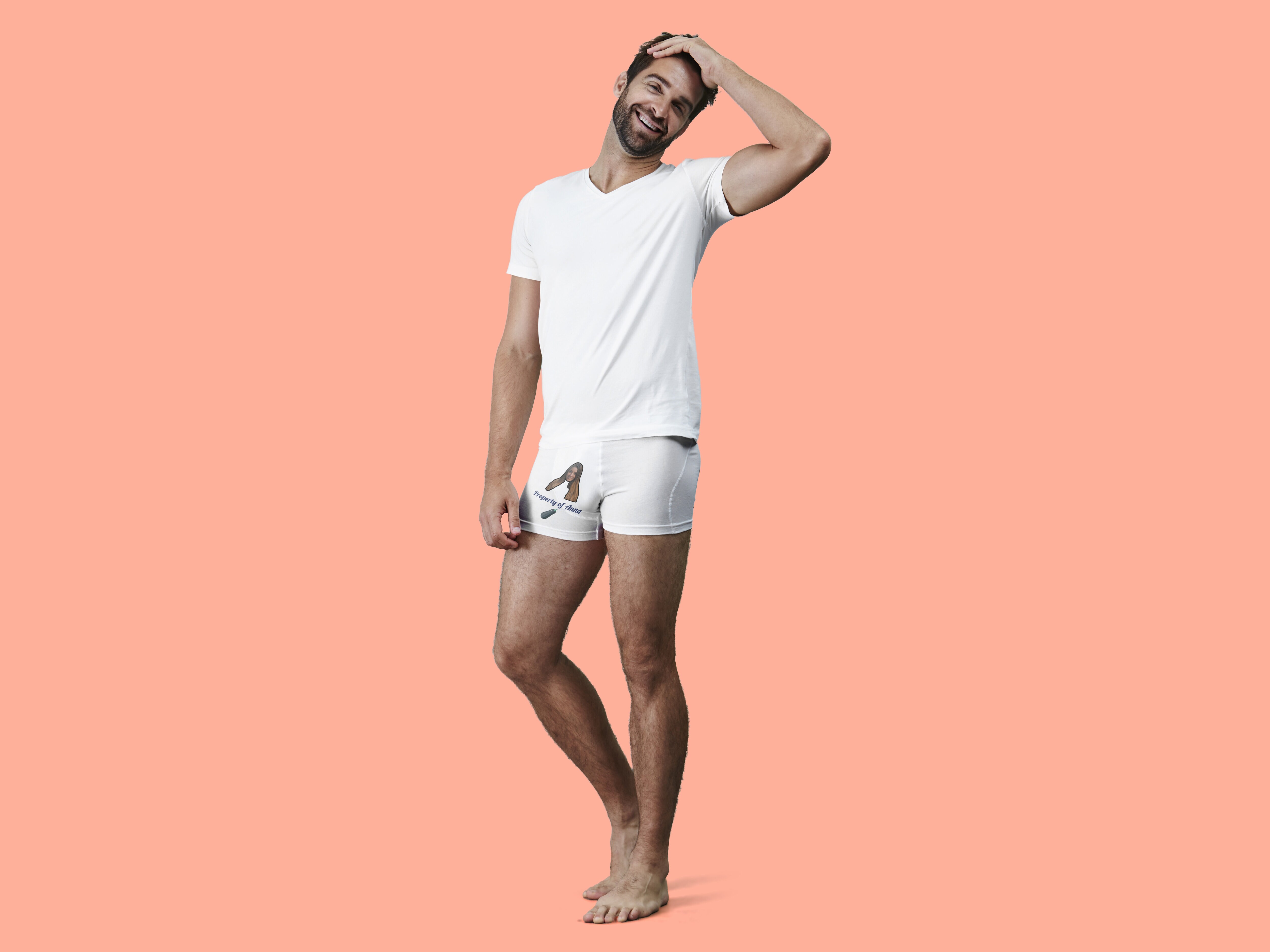 Boksershorts med eget foto & tekst