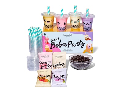 Gaveeske med mini boba tea fra Thoughtfully