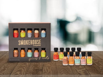 Gaveæske med Grillkrydderier 10-pack - Thoughtfully