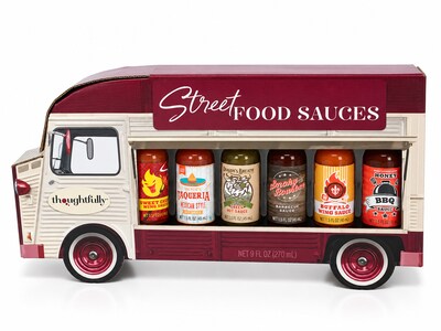 Geschenkbox Streetfood-Truck Hot Sauce Set - Thoughtfully
