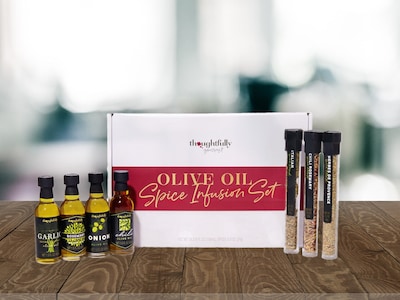 Presentlåda Olive Oil Spice Infusion Set - Thoughtfully