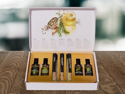Presentlåda Olive Oil Spice Infusion Set - Thoughtfully
